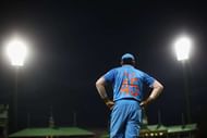 SYDNEY, AUSTRALIA - JANUARY 31:  Rohit Sharma of India watches on from the outfield during the International Twenty20 match between Australia and India at Sydney Cricket Ground on January 31, 2016 in Sydney, Australia.  (Photo by Mark Kolbe/Getty Images)